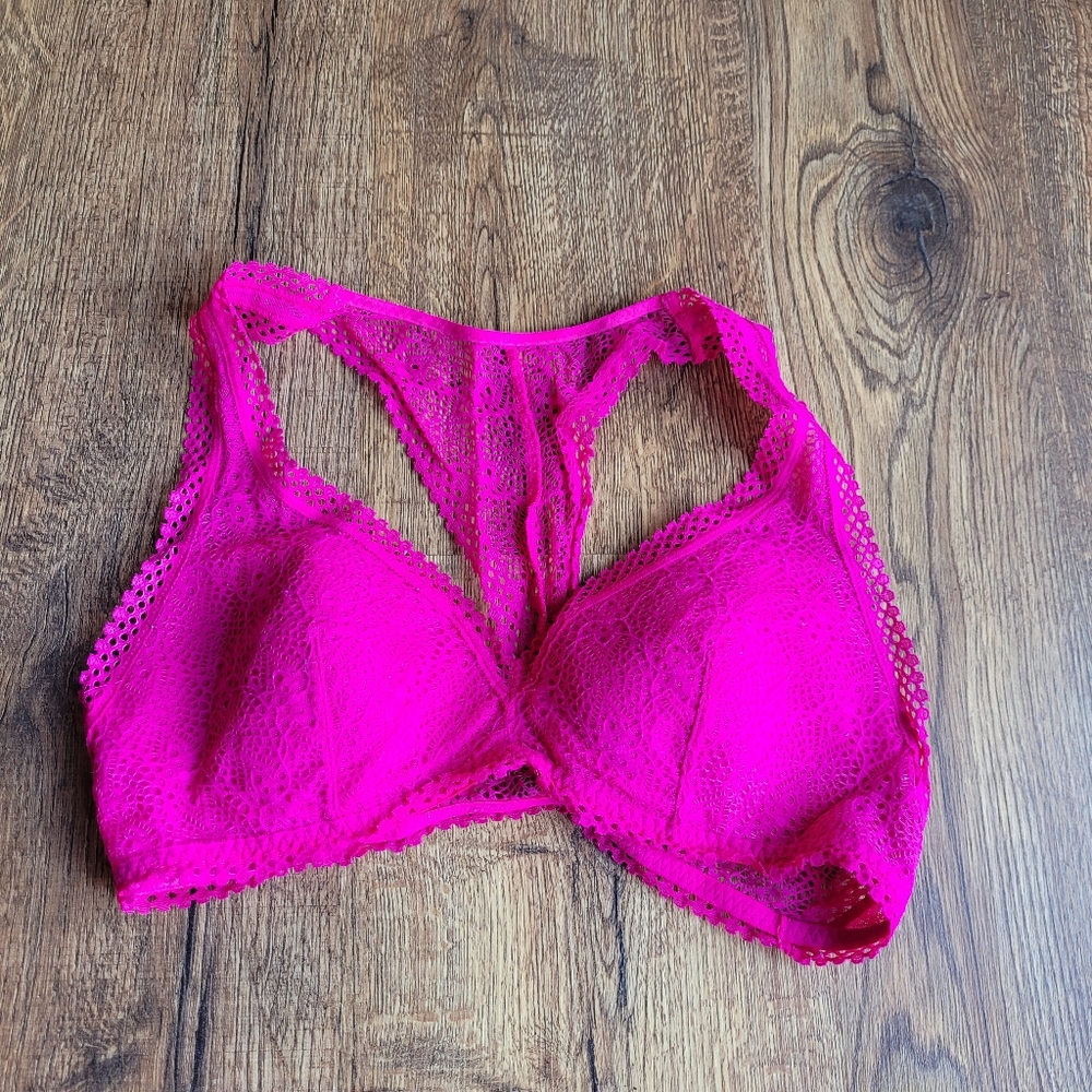 Victoria's Secret hot pink bralette